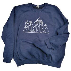 Gildan Faith Can Move Mountains sweatshirt, 2XL